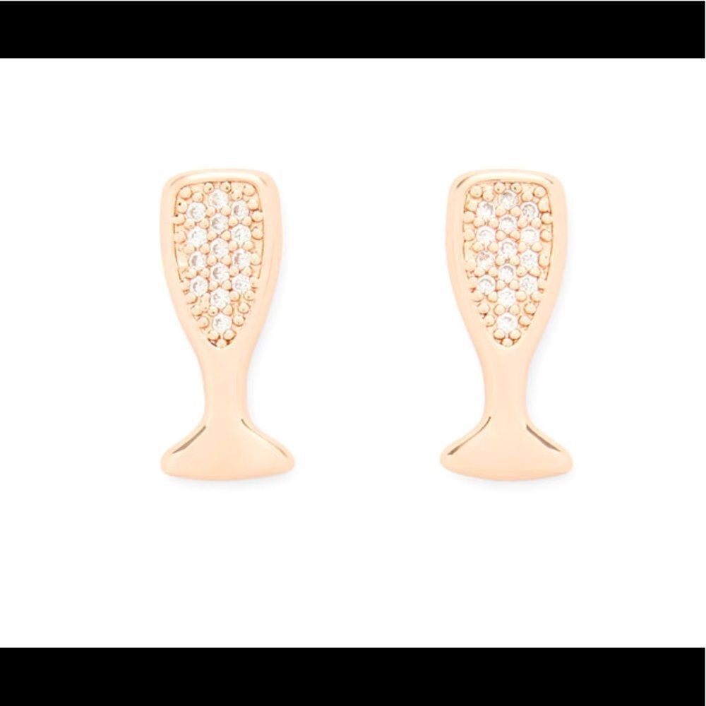 NEW Sophie Harper Champagne (Small) Studs NEW